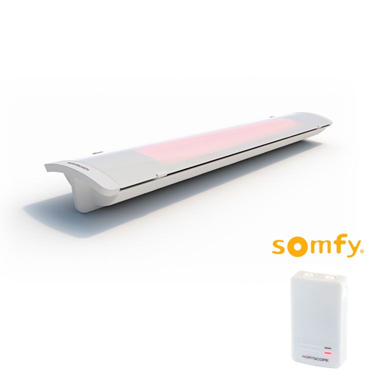 Heatscope Pure set met smartbox Somfy wit
