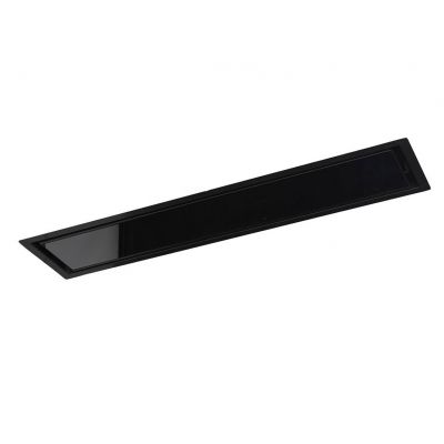 Inbouwset Burda Relax Glass Zwart/Zwart met dimmer