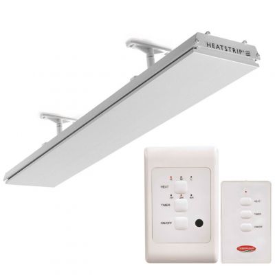 Heatstrip Elegance met dimmer remote