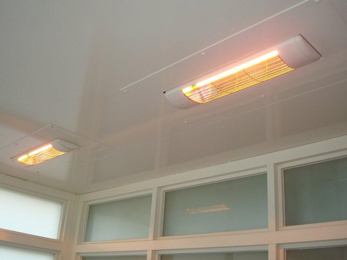 Isoleren koppeling Rimpels Terrasverwarming inbouwen in het plafond | Terrasheater.nl Blog